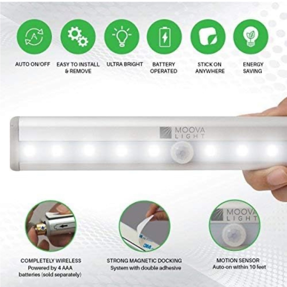 MOOVALIGHT Sensor - LED Motion Sensor Night Light | Home - Picture 2 of 8